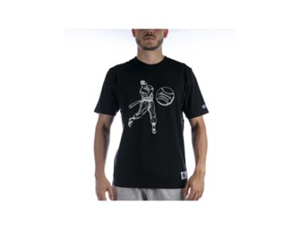 T-Shirt de Homem RUSSELL ATHLETIC EAGLE R Algodão Preto (L)