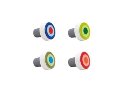 4 Tampas de Garrafas Coloridas REMEMBER