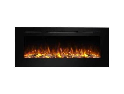 Lareira Elétrica de Parede BALDERIA Fiamma 48 Preto