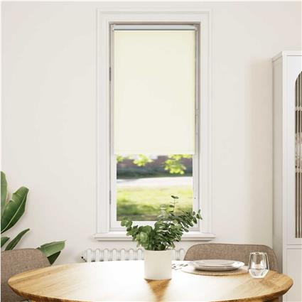 vidaXL Persiana de enrolar 50x130 cm largura tecido 45,7 cm poliéster