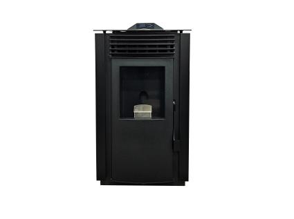 Salamandra A Pellets Mekka Preto Ecobel 8kw