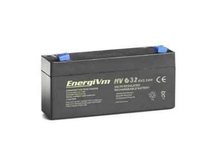 Bateria Chumbo EnergiVM 6V 3.2Ah MV632
