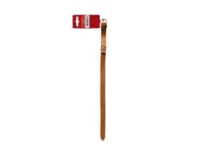 Coleira Couro Nº6 Camel SELEIRO