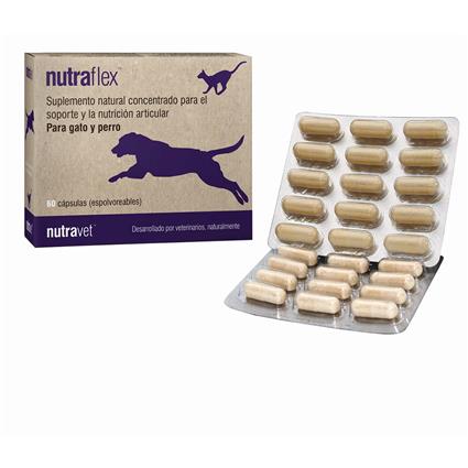 Nutravet Suplemento Para Animais De Estimação Nutraflex 60 Unidades