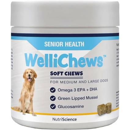 Nutriscience Suplemento Para Cães Wellichews 120g 60 Unidades