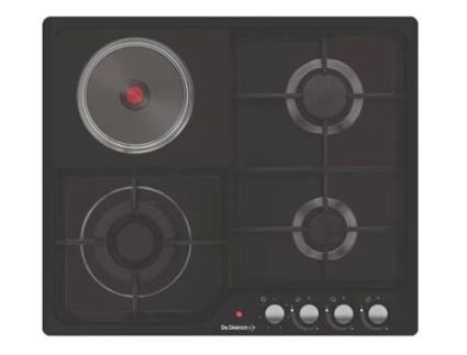 DE DIETRICH Dpe3601Bm Placa Preto Embutido 60 Cm Combinado 4 Zonas
