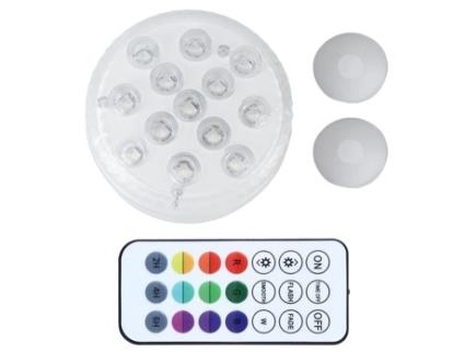 Luz Led À Prova D'Água Suprimentos para Casa Iluminação Doméstica Modo de 24 Teclas Chip de 13 Led para Jardinagem de Banho ASHATA