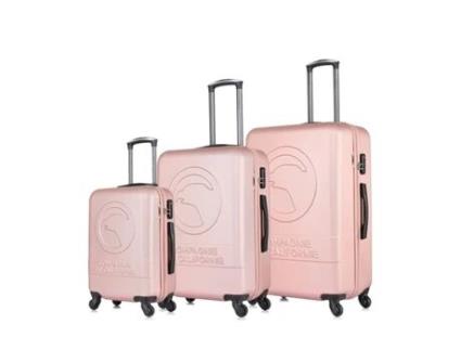 Conjunto de 3 Malas de Rodinhas em Ouro Rosa Cc-T243 Rose Gold COMPAGNIE DE CALIFORNIE