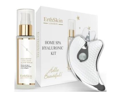 Kit Hialurônico Home Spa Sonic Guasha H Soro ERTH SKIN LONDON