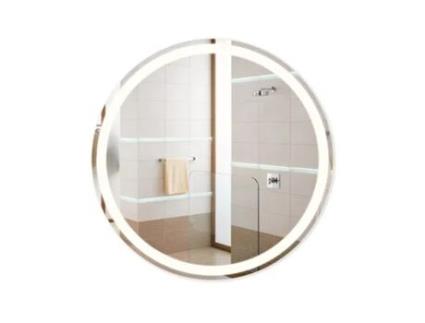 Espelho Iluminado Banheiro 70 Cm Led Redondo Mural Interruptor Táctil Anti-Condensação Ip44 Ajustável 3000K-6500K NETTLIFE