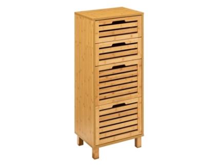 Gabinete De Bambu Sicela De 4 Gavetas 5 FIVE SIMPLY SMART