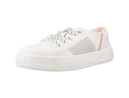 Sapatos de Mulher HEY DUDE Cody Tecido Branco (41)