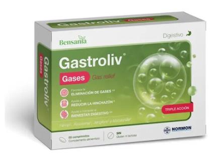 Gastroliv Gases 60 Comprimidos BENSANIA