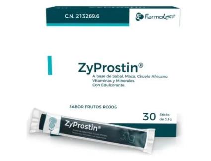 Zyprostin 30 Sticks Sabor Frutas Vermelhas 3 1 Gr FARMOLAB