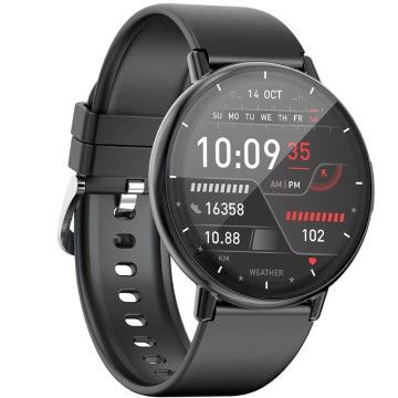 Smartwatch Aiwa SW-A800/ Notificações/ Frequência cardíaca/ Preto
