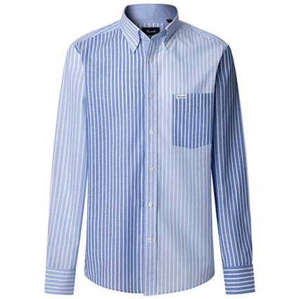 FaÇonnable Camisa De Manga Comprida Cl Bd Co Lin Stp Mix