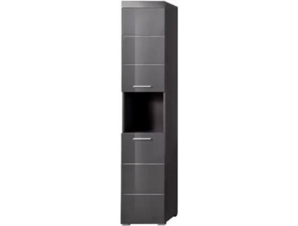 Coluna de banheiro AMANDA - 2 portas - 37 x 31 x 190 cm - Cinza TRENDS INTERNATIONAL