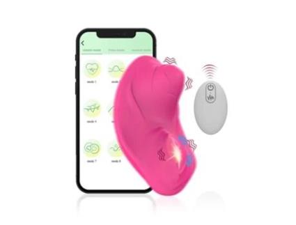 Vibrador BO-PYHV01 wearable com controlo remoto APP Vareta de massagem com controlo remoto sem fios