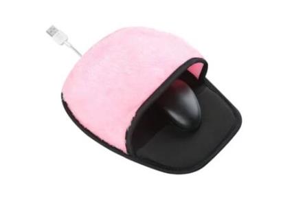 Mouse Pad Aquecido Usb, Para Computador, Mouse Pad Aquecido Com Proteção De Pulso CHRUI Rosa