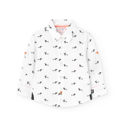 Boboli Camisa De Manga Comprida Poplin