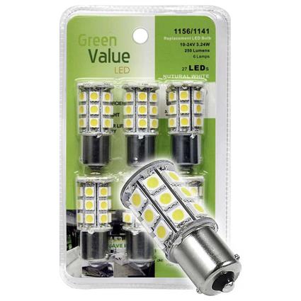 Mings Mark Inc Lâmpada Led 1156/1141 6 Unidades