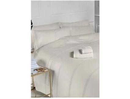 Capa Nórdica DONATELLA Nair Branco-Cinzento 135 cm