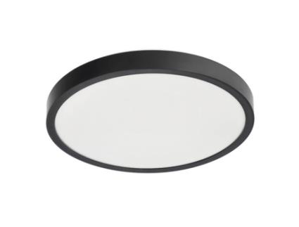 Plafon Led Pereti 18W EDO Preto 29 5Cm 4000K 1800Lm