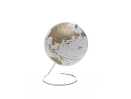 Globo de Mesa Cosmo Metal Branco 22X22X32 Cm ZOFFOLI