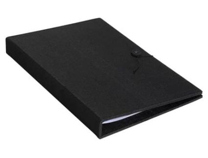 Pasta de Menu EUROPEL Linho Din A5 Bege