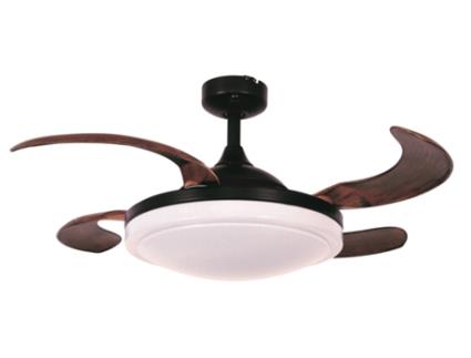 FANAWAY Evora 36In 4Blade Ac Fan/Lt 2E27 Orb/Dk 3Sp-Rc
