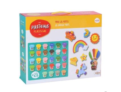 Plasticinas 28 Mini Potes
