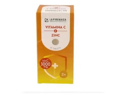 Vitamina C Zinco 60 Comprimidos LA PIRENAICA