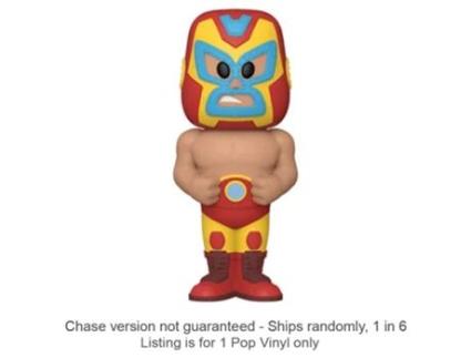 Figura Funko IRON MAN Luchadore Vinyl Soda Chase Envia 1 em 6