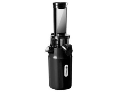 Espremedor Compacto Pequeno de Prensa Fria Espremedor de Mastigação Lenta com 60 Rpm de Baixa Velocidade Preto VENTRAY Essential Ginnie Juicer