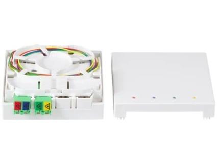 Caixa de Emenda Logilink Ftth 2X Lcd/Apc Cabo de Instalação de 50 M Branco LOGILINK PROFESSIONAL