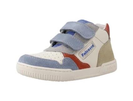 Sapatos de Criança FALCOTTO Klip Vl Pele Azul (23)