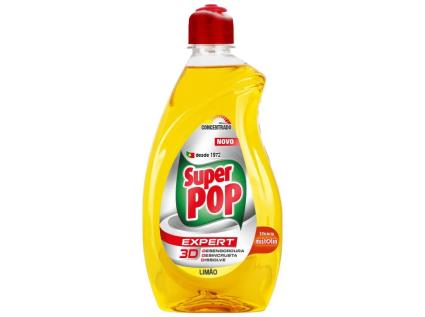 Detergente Loiça Super Pop 3d Limão 500ml