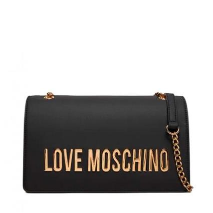 Love Moschino BOLSO GRS CON CADENA, Negro - Ref.