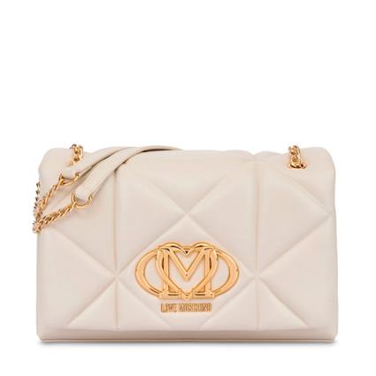 Love Moschino BOLSO EMBOSSED, Blanco - Ref.