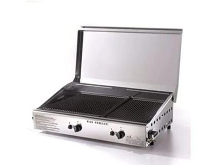 Chapa Dupla em Ferro Fundido Alim. Metano 4070/Cover/M OMPAGRILL Placa Única 4070