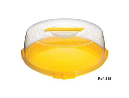 COSMOPLAST Portatorta Oasis com Alça 32 Cm Artigos de Cozinha