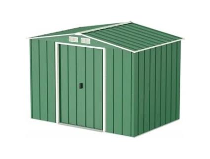 Abrigo de Metal DURAMAX Cobertizo Eco 8x6 Verde