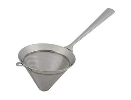 Coador de Cozinha PIAZZA 12 Cm Malha Fina de Aço Inoxidável