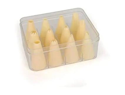 Utensílios de Cozinha Trix Gomma Trx640893 Caixa com 12 Bicos Grandes de Plástico PADERNO WORLD CUISINE