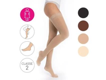 Meias de Compressão Diaphane Raiz Da Coxa Cl. 2 Pé Fechado SIGVARIS