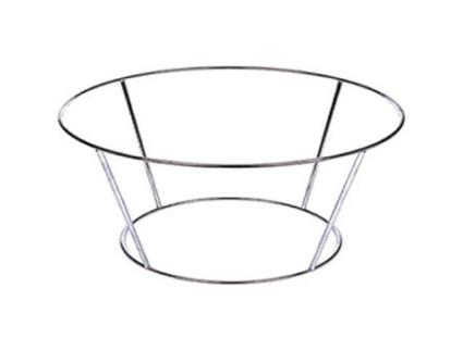 Suporte de Placa Cromado H.10 FILTEX Acessório de Cozinha Metal Aço Inoxidável