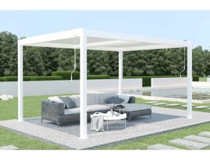 Cazeboo pérgola bioclimática santa 400 x 300cm branca