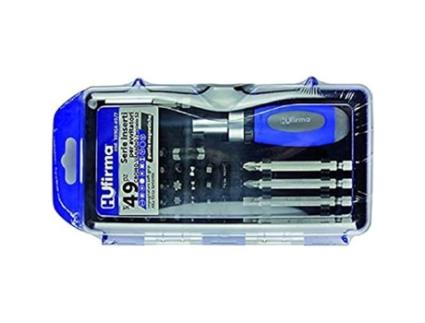 Brocas de Parafuso HUFIRMA 3896449 Conjunto de 49 Peças Cromo Vanádio Azul Claro