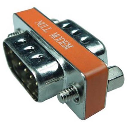 Mini DB9M-M Null Modem Adapter Cabl