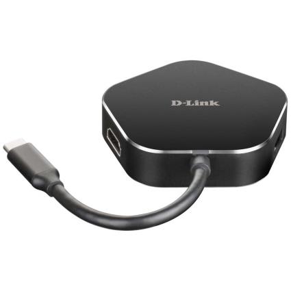 DUB-M420 Base & Duplicador de Portas com Fios Thunderbolt 3 Preto, Prateado